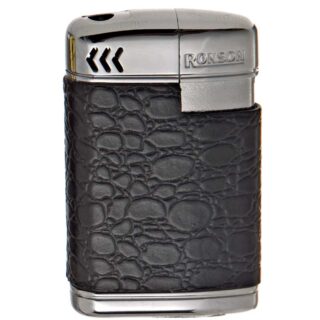 ΑΝΑΠΤΗΡΑΣ RONSON LEATHER BLACK TRIUMPH CLASSIC ELECTRONIC RCL10447C