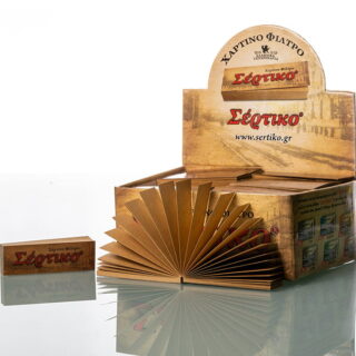 Τζιβάνες Σέρτικο Χάρτινο φίλτρο καφέ ακατέργαστες 51039 50 Τεμ.