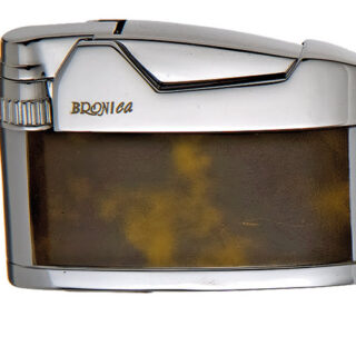 ΑΝΑΠΤΗΡΑΣ ΜΕΤΑΛΛΙΚΟΣ ΑΝΤΙΑΝΕΜΙΚΟΣ ΚΑΡΑΒΑΚΙ BRONICA DE LUXE BROWN METAL