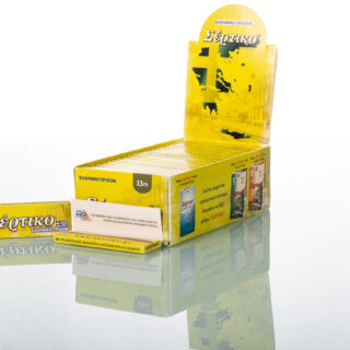 ΕΛΛΗΝΙΚΑ ΧΑΡΤΑΚΙΑ ΣΕΡΤΙΚΟ ΛΑΧΑΝΙ ΑΠΟ100% ΟΡΓΑΝΙΚΗ ΚΛΩΣΤΙΚΗ ΚΑΝΝΑΒΗ 13 GSM 50Φ (51043)