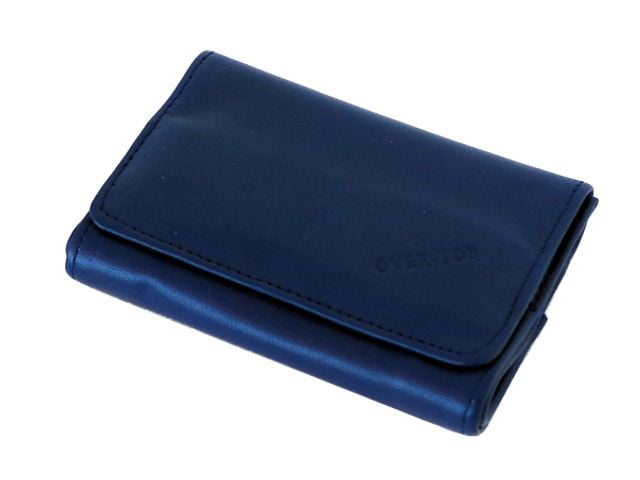 ΚΑΠΝΟΘΗΚΗ ΔΕΡΜΑ ΜΕ ΔΙΠΛΟ ΑΝΟΙΓΜΑ ELECTRIC BLUE 2 ΚΑΠΝΟΘΗΚΗ ΔΕΡΜΑ ΜΕ ΔΙΠΛΟ ΑΝΟΙΓΜΑ ELECTRIC BLUE - Image 2