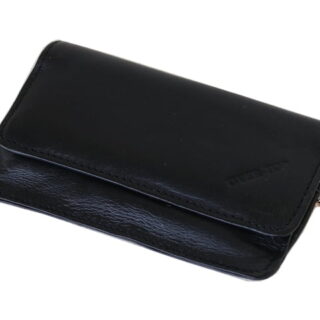 Καπνοθήκη από γνήσιο δέρμα Over Top 9913ZM BLACK (μεσαία)