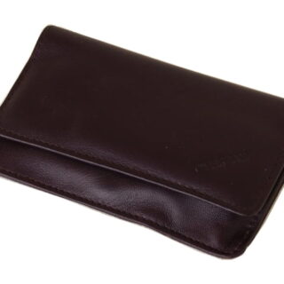 Καπνοθήκη από γνήσιο δέρμα Over Top 9913ZM ΚΑΦΕ (μεσαία)