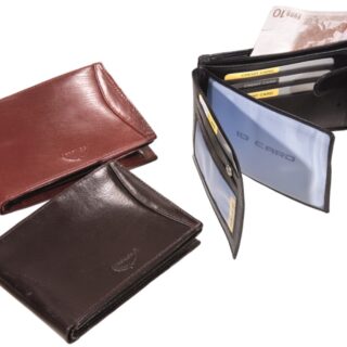 ΑΝΔΡΙΚΟ ΔΕΡΜΑΤΙΝΟ BRONICA DE LUXE ΠΟΡΤΟΦΟΛΙ ΜΕ ΠΟΛΛΕΣ ΘΗΚΕΣ NEW MODEL T1