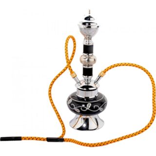 ΜΙΚΡΟΣ ΔΙΠΛΟΣ ΝΑΡΓΙΛΕΣ ΣΕ ΜΑΥΡΩ ΧΡΩΜΑ RESIN HOOKAH 27ΕΚ ELEGANT