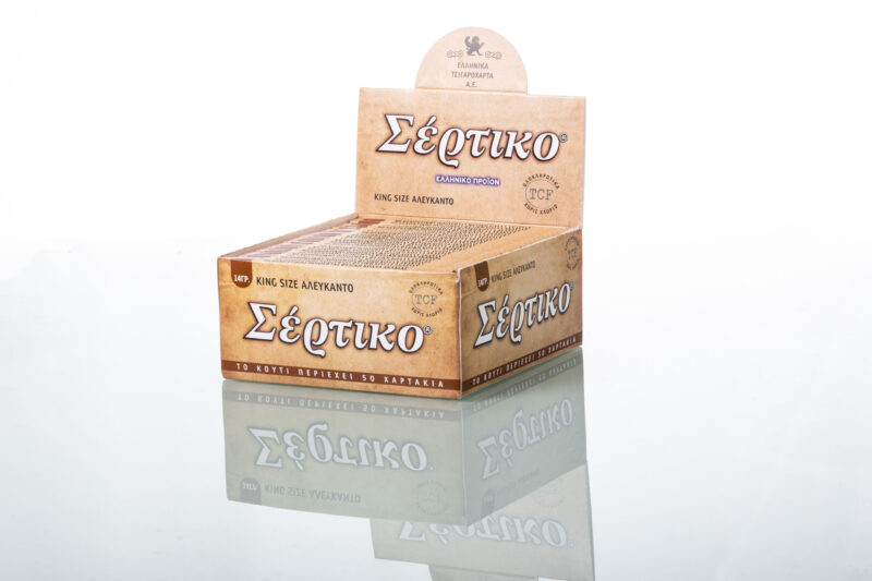 ΕΛΛΗΝΙΚΑ ΧΑΡΤΑΚΙΑ ΣΕΡΤΙΚΟ ΑΛΕΥΚΑΝΤΑ ΕΞΑΙΡΕΤΙΚΑ ΛΕΠΤΑ KING SIZE 33Φ (51052) 2 ΕΛΛΗΝΙΚΑ ΧΑΡΤΑΚΙΑ ΣΕΡΤΙΚΟ ΑΛΕΥΚΑΝΤΑ ΕΞΑΙΡΕΤΙΚΑ ΛΕΠΤΑ KING SIZE 33Φ (51052) - Image 2