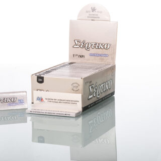 ΣΕΡΤΙΚΟ -ΕΛΛΗΝΙΚΑ ΧΑΡΤΑΚΙΑ ΣΤΡΙΦΤΟΥ ΓΚΡΙ 1&1/4 ΕΞΑΙΡΕΤΙΚΑ ΛΕΠΤΟ 50 ΦΥΛΛΩΝ (51055)