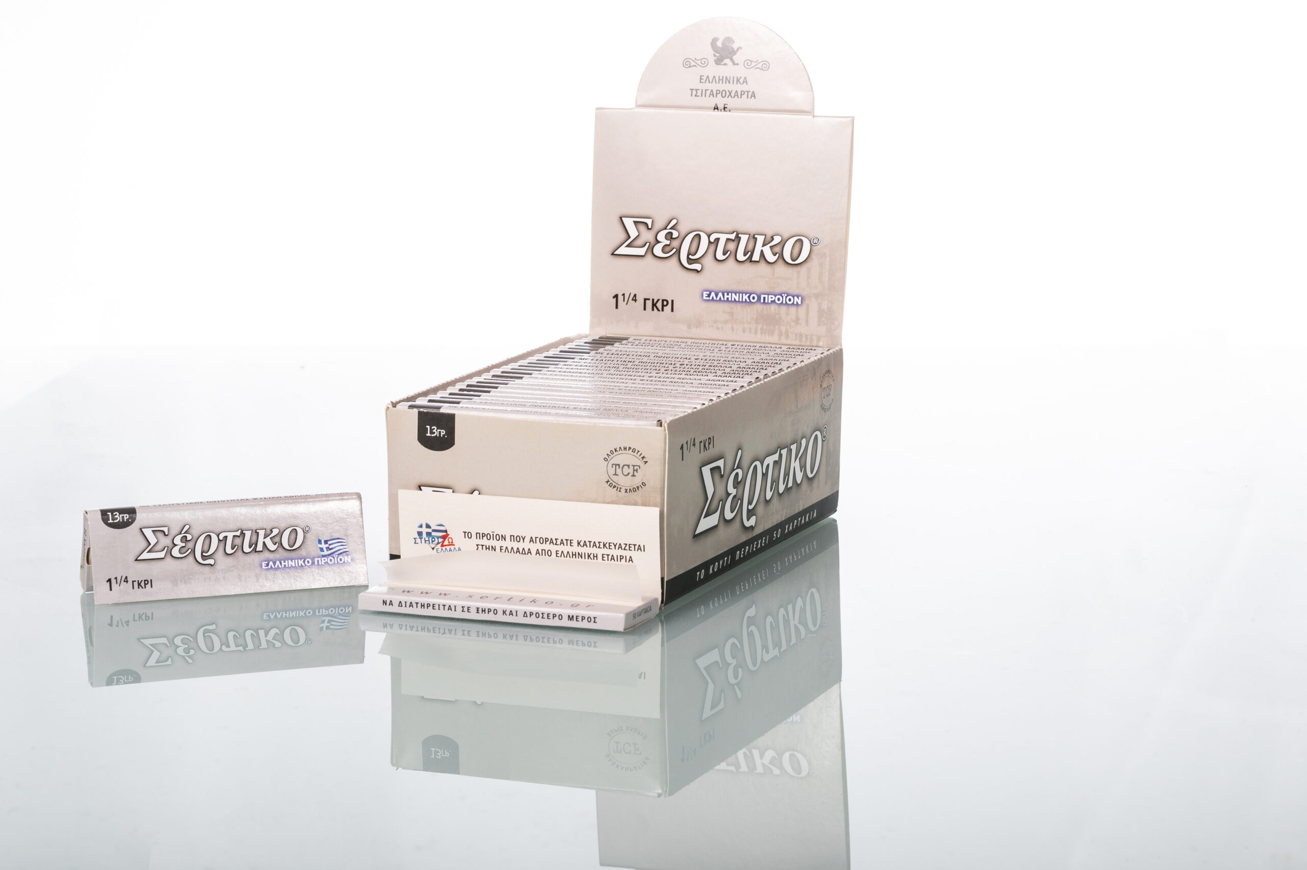 ΣΕΡΤΙΚΟ -ΕΛΛΗΝΙΚΑ ΧΑΡΤΑΚΙΑ ΣΤΡΙΦΤΟΥ ΓΚΡΙ 1&1/4 ΕΞΑΙΡΕΤΙΚΑ ΛΕΠΤΟ 50 ΦΥΛΛΩΝ (51055) 1 ΣΕΡΤΙΚΟ -ΕΛΛΗΝΙΚΑ ΧΑΡΤΑΚΙΑ ΣΤΡΙΦΤΟΥ ΓΚΡΙ 1&1/4 ΕΞΑΙΡΕΤΙΚΑ ΛΕΠΤΟ 50 ΦΥΛΛΩΝ (51055)