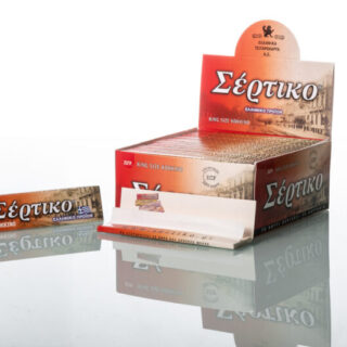 ΕΛΛΗΝΙΚΑ ΧΑΡΤΑΚΙΑ ΣΕΡΤΙΚΟ ΚΟΚΚΙΝΑ KING SIZE 33Φ (51054)