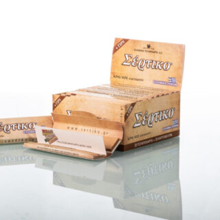 ΕΛΛΗΝΙΚΑ ΧΑΡΤΑΚΙΑ ΣΕΡΤΙΚΟ ΑΛΕΥΚΑΝΤΟ ΕΞΑΙΡΕΤΙΚΑ ΛΕΠΤΟ KING SIZE + TZIBANA (51096)