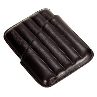 BRONICA- Πουροθήκη Δερμάτινη Μαύρη 5 Πούρων MINI C13643