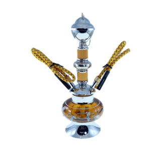 ΜΙΚΡΟΣ ΔΙΠΛΟΣ ΝΑΡΓΙΛΕΣ ΣΕ ΜΕΛΙ ΧΡΩΜΑ RESIN HOOKAH 27ΕΚ ELEGANT
