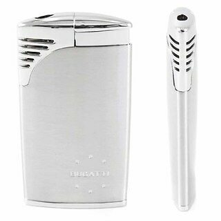 ΑΝΑΠΤΗΡΑΣ BUGATTI BL-320 CHROME SATIN VELOUR TRADITIONAL FLAME