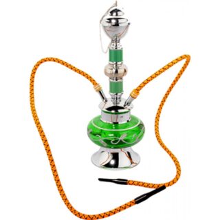 ΜΙΚΡΟΣ ΔΙΠΛΟΣ ΝΑΡΓΙΛΕΣ ΣΕ ΠΡΑΣΙΝΟ ΧΡΩΜΑ RESIN HOOKAH 27ΕΚ ELEGANT