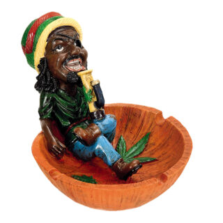 Τασάκι Rasta Man Black Τριών Θέσεων 80032