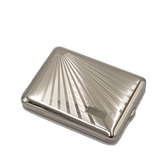 ΤΑΜΠΑΚΙΕΡΑ ΜΕΤΑΛΛΙΚΗ BRONICA DE LUXE ΜΕ ΣΧΕΔΙΟ ΗΛΙΟ 910/S1 ΓΙΑ 1ΟΟ & SLIM ΤΣΙΓΑΡΟ