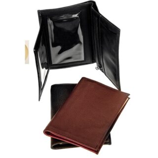 ΔΕΡΜΑΤΙΝΟ ΠΟΡΤΟΦΟΛΙ- 1446 ΜΕ ΤΑΥΤΟΤΗΤΑ, ΔΙΠΛΩΜΑ,ΨΙΛΑ ΟΡΘΙΟ