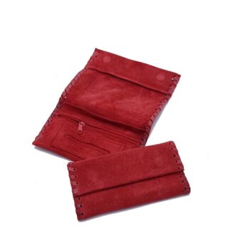 ΚΑΠΝΟΘΗΚΗ ΣΟΥΕΤ ΔΕΡΜΑ ΚΟΚΚΙΝΗ BRONICA