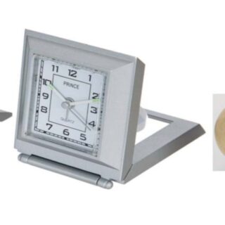 Επιτραπέζιο Ρολόι με Ξυπνητήρι Prince Μεταλλικό M597