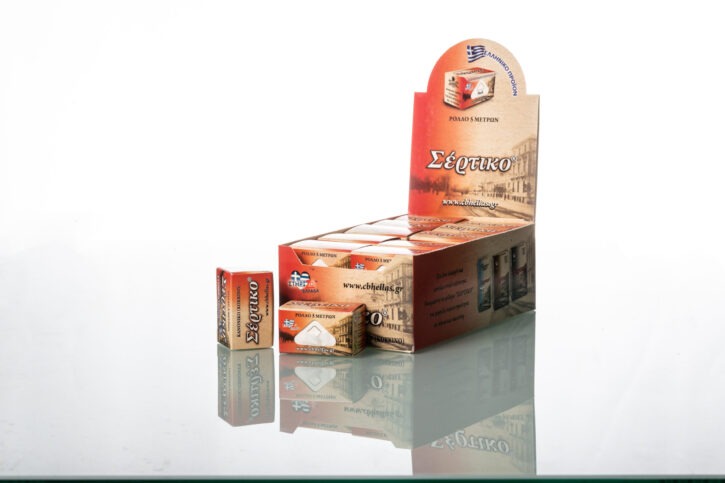 ΡΟΛΟ ΓΙΑ ΣΤΡΙΦΤΟ ΤΣΙΓΑΡΟ ΣΕΡΤΙΚΟ KOKKINO 5MM 21GSM CLASSIC (51024) 1 ΡΟΛΟ ΓΙΑ ΣΤΡΙΦΤΟ ΤΣΙΓΑΡΟ ΣΕΡΤΙΚΟ KOKKINO 5MM 21GSM CLASSIC (51024)