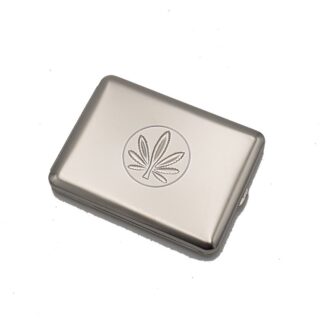 ΤΑΜΠΑΚΙΕΡΑ ΜΕΤΑΛΛΙΚΗ ΜΕ ΣΧΕΔΙΟ ΚΑΝΝΑΒΗΣ 910/SC ΓΙΑ 100 ΤΣΙΓΑΡΟ & SLIM ΤΣΙΓΑΡΟ