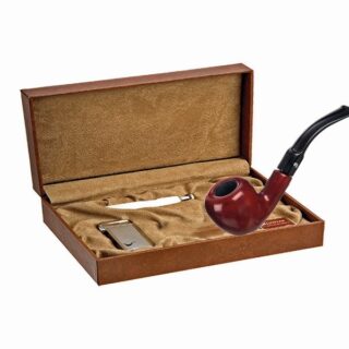Σετ Πίπας Καπνού Σε Πολυτελή Kασετίνα Bronica Deluxe SET545M