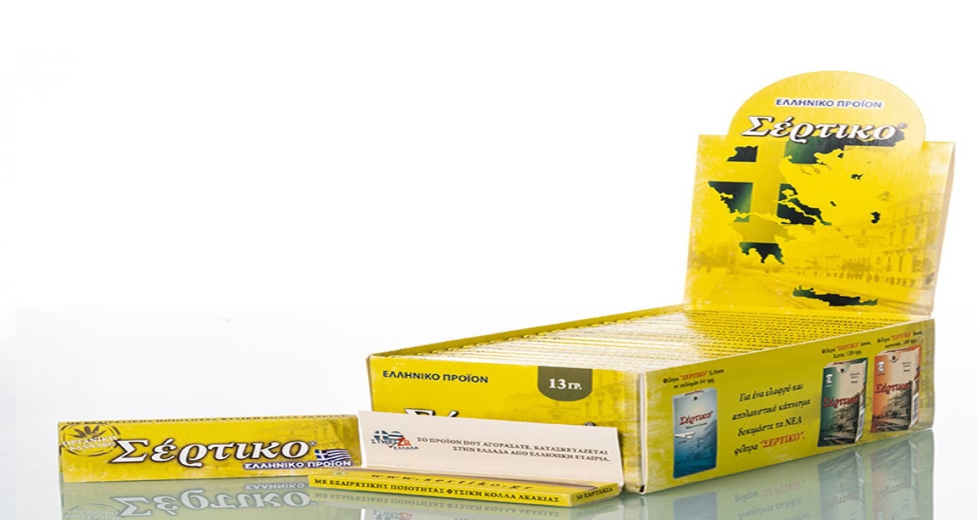 ΕΛΛΗΝΙΚΑ ΧΑΡΤΑΚΙΑ ΣΕΡΤΙΚΟ ΛΑΧΑΝΗ ΟΡΓΑΝΙΚΗΣ ΚΛΩΣΤΙΚΗΣ ΚΑΝΝΑΒΗΣ HEMP ΕΞΑΙΡΕΤΙΚΑ ΛΕΠΤΟ KING SIZE 33Φ(51061) 1 ΕΛΛΗΝΙΚΑ ΧΑΡΤΑΚΙΑ ΣΕΡΤΙΚΟ ΛΑΧΑΝΗ ΟΡΓΑΝΙΚΗΣ ΚΛΩΣΤΙΚΗΣ ΚΑΝΝΑΒΗΣ HEMP ΕΞΑΙΡΕΤΙΚΑ ΛΕΠΤΟ KING SIZE 33Φ(51061)