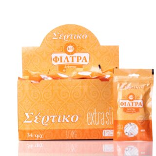 ΦΙΛΤΡΑΚΙΑ LONG EXTRA SLIM ΣΕΡΤΙΚΟ 165 TEM.+ ΔΩΡΟ ΧΑΡΤΑΚΙΑ ΣΕΡΤΙΚΟ