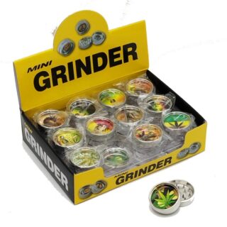 ΤΡΙΦΤΗΣ ΚΑΠΝΟΥ ΣΕΡΤΙΚΟ ΜΙΝI METAL GRINDER BOB MARLEY MIX