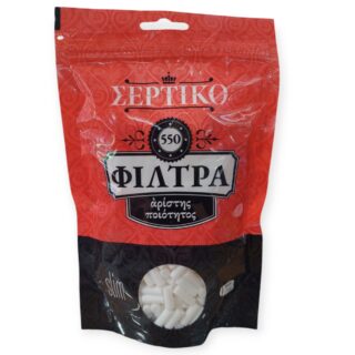 ΦΙΛΤΡΑΚΙΑ ΣΕΡΤΙΚΟ 550 ΤΕΜ. SLIM 6.00MM