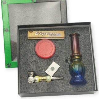 ΣΕΤ ΓΥΑΛΙΝΟ BONG ΔΩΡΟΥ AMSTERDAM HH2081-6