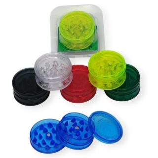 ΤΡΙΦΤΗΣ ΚΑΠΝΟΥ ΣΕΡΤΙΚΟ PLASTIC GRINDER 42MM. (3 PARTS } KOYTI 12 TEM.