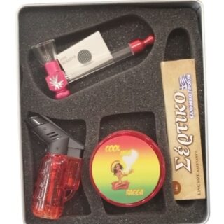 ΣΕΤ ΚΑΣΕΤΙΝA ΔΩΡΟΥ HEMP AMSTERDAM RED