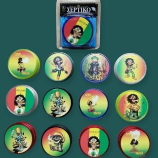 ΤΡΙΦΤΗΣ ΚΑΠΝΟΥ PLASTIC GRINDER SERTIKO RASTA 60MM. (3 PARTS)