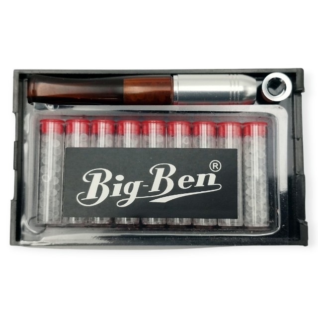 ΠΙΠΑ ΤΣΙΓΑΡΟΥ BIG BEN BROWN&SILVER ΓΙΑ ΚΑΝΟΝΙΚΟ & EXTRA SLIM 1 ΠΙΠΑ ΤΣΙΓΑΡΟΥ BIG BEN BROWN&SILVER ΓΙΑ ΚΑΝΟΝΙΚΟ & EXTRA SLIM