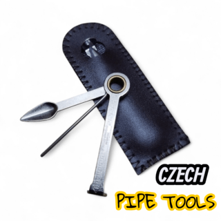 CZECH ΕΡΓΑΛΕΊΟ ΠΊΠΑΣ REPUBLIC ΜΕ ΔΕΡΜΆΤΙΝΗ ΘΉΚΗ