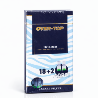 OVER TOP- ΑΝΤΑΛΛΑΚΤΙΚΆ ΦΊΛΤΡΑ ΤΣΙΓΆΡΟΥ HOLDER 20 ΤΕΜ.