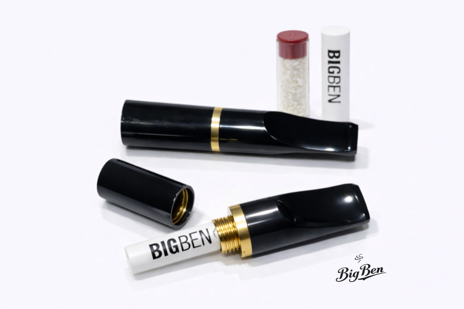 BIG BEN PREMIUM ΠΙΠΑ ΤΣΙΓΑΡΟΥ-MARBLE Glossy Black DESIGN 1 BIG BEN PREMIUM ΠΙΠΑ ΤΣΙΓΑΡΟΥ-MARBLE Glossy Black DESIGN